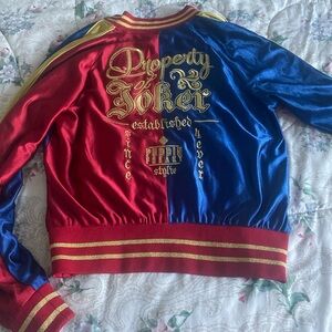 Harley Quinn Inspired Red and Blue Jacket